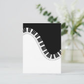 PIANO MUSIC BRIEFKAART (Staand voorkant)