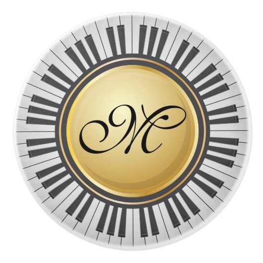 Piano Music Cabinet Knobs Keramische Knop (Voorkant)