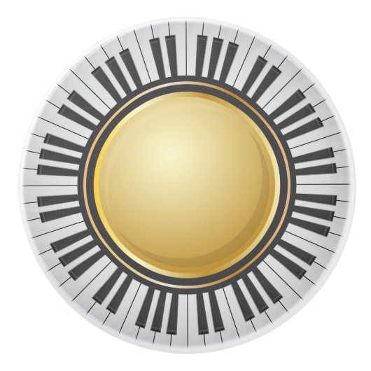 Piano Music Cabinet Knobs Keramische Knop (Voorkant)