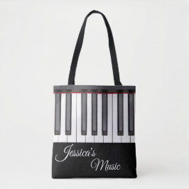 Piano Music-Canvas tassen voor pianospelers