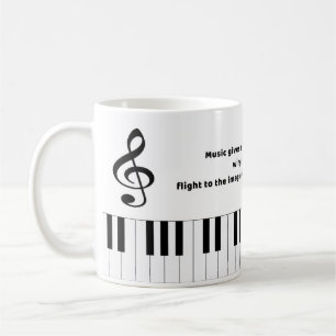 Piano Music citeert koffie-Mok Koffiemok