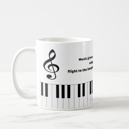 Piano Music citeert koffie-Mok Koffiemok (Links)