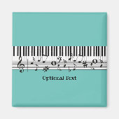 Piano Music Design Magnet (Voorkant)