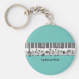 Piano Music Design Sleutelhanger