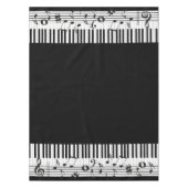 Piano Music Design Tablecloth Tafelkleed (Voorkant)