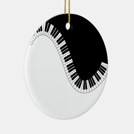 PIANO MUSIC KERAMISCH ORNAMENT (Rechts)