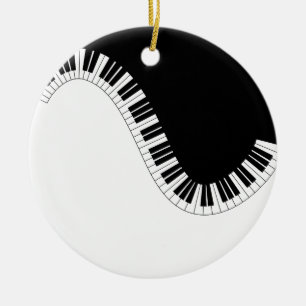 PIANO MUSIC KERAMISCH ORNAMENT