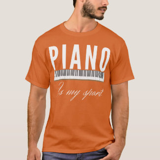 Piano Music Keyboard Musical Instrument women men  T-shirt