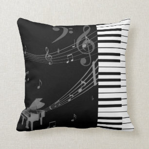 Piano Music Kussen