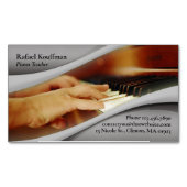 Piano Music Magnetisch Visitekaartje (Voorkant)