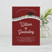 Piano Music Musician Afstuderen Kaart (Staand voorkant)