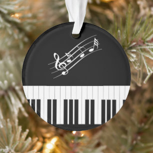 Piano Music Ornament