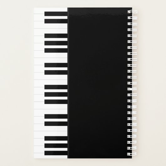 PIANO MUSIC PLANNER (Achterkant)