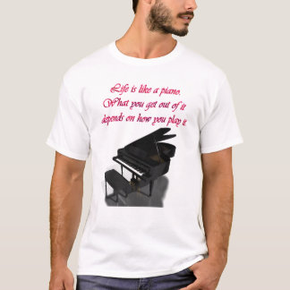 Piano Music Play T-shirt