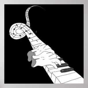 Piano Music Poster