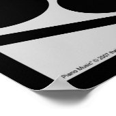 Piano Music Print (Hoek)
