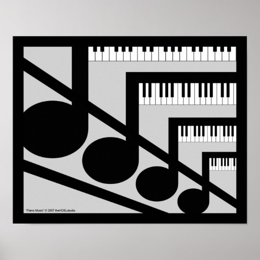 Piano Music Print (Voorkant)