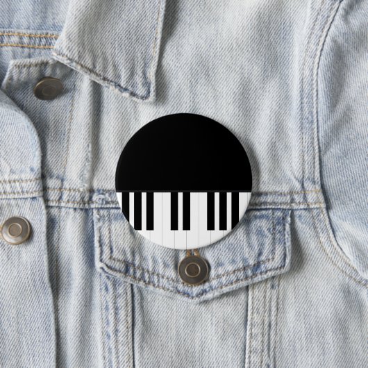 PIANO MUSIC RONDE BUTTON 7,6 CM (In situ)