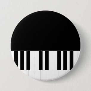 PIANO MUSIC RONDE BUTTON 7,6 CM