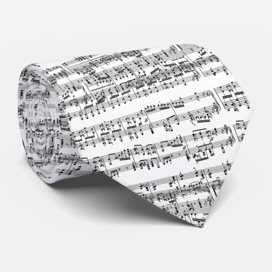 PIANO MUSIC SHEET STROPDAS (Opgerold)