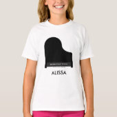 Piano Music Studio, Docent Promotie Student T-shirt (Voorkant)