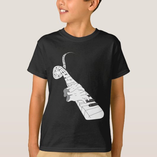 Piano Music T-shirt (Voorkant)