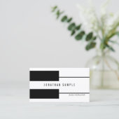 Piano Music Teacher Instructor Elegant Modern Visitekaartje (Staand voorkant)