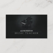 Piano Music Teacher | Very elegant Visitekaartje (Voorkant)