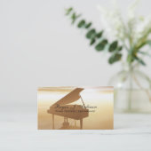 Piano Music Teacher Visitekaartje (Staand voorkant)