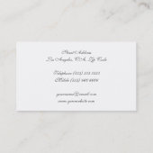 Piano Music Teacher Visitekaartje (Achterkant)