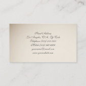 Piano Music Teacher Visitekaartje (Achterkant)