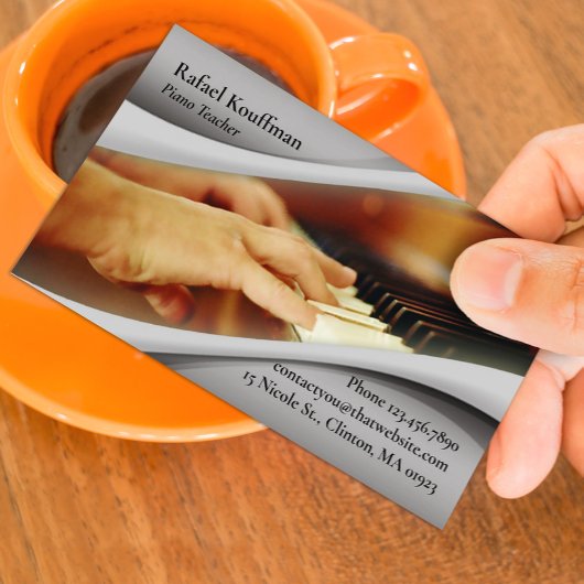Piano Music Visitekaartje