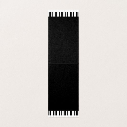 PIANO MUSIC VISITEKAARTJE (Binnenkant ongevouwen)
