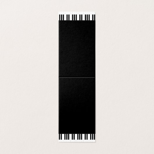 PIANO MUSIC VISITEKAARTJE (Buitenkant ongevouwen)