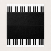 PIANO MUSIC VISITEKAARTJE (Binnenkant ongevouwen)