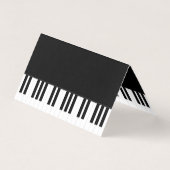 PIANO MUSIC VISITEKAARTJE (Achterkant)