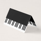 PIANO MUSIC VISITEKAARTJE (Voorkant)