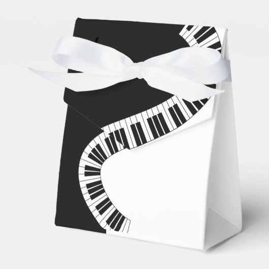 Piano Musical Favor Box (All Over Print) Bedankdoosjes (Voorkant Zijde)