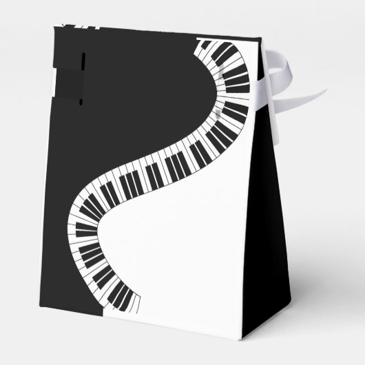 Piano Musical Favor Box (All Over Print) Bedankdoosjes (Achterkant)
