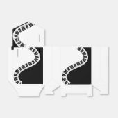 Piano Musical Favor Box II Bedankdoosjes (Uitgevouwen)