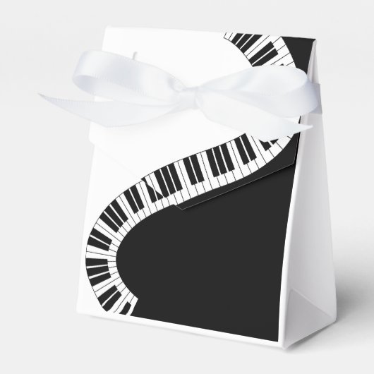 Piano Musical Favor Box II Bedankdoosjes (Voorkant Zijde)