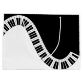 Piano Musical Gift Bag Large Cadeautasje (Achterkant)