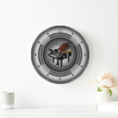 Piano ~ Musical Scroll ~ Silver Speaker ~ Grote Klok (Huis)