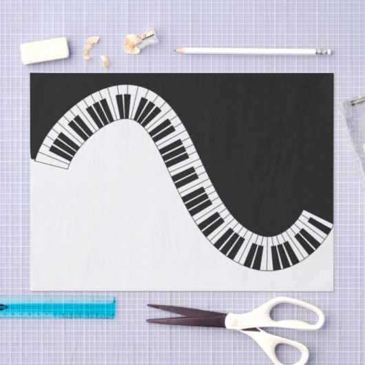 Piano Musical Tissue Paper Tissuepapier (Craft)