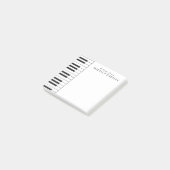 Piano Musician Band Teacher Post-it Notes (Schuin)