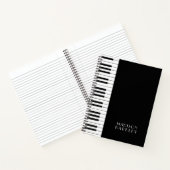 Piano Musician Music Teacher Notitieboek (Binnen)