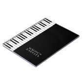 Piano Musician Music Teacher Notitieboek (Linkerzijde)