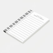 Piano Musician Music Teacher Post-it® Notes (Schuin)