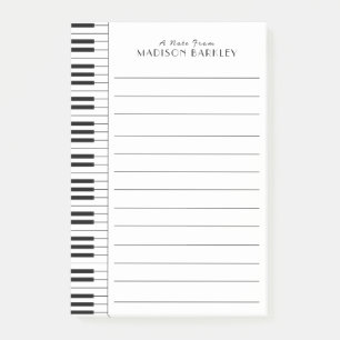 Piano Musician Music Teacher Post-it® Notes