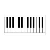 Piano Musician Music Teacher Rubberstempel (Afrduk)